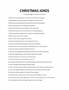 38 Best Christmas Jokes - The only list you'll need.