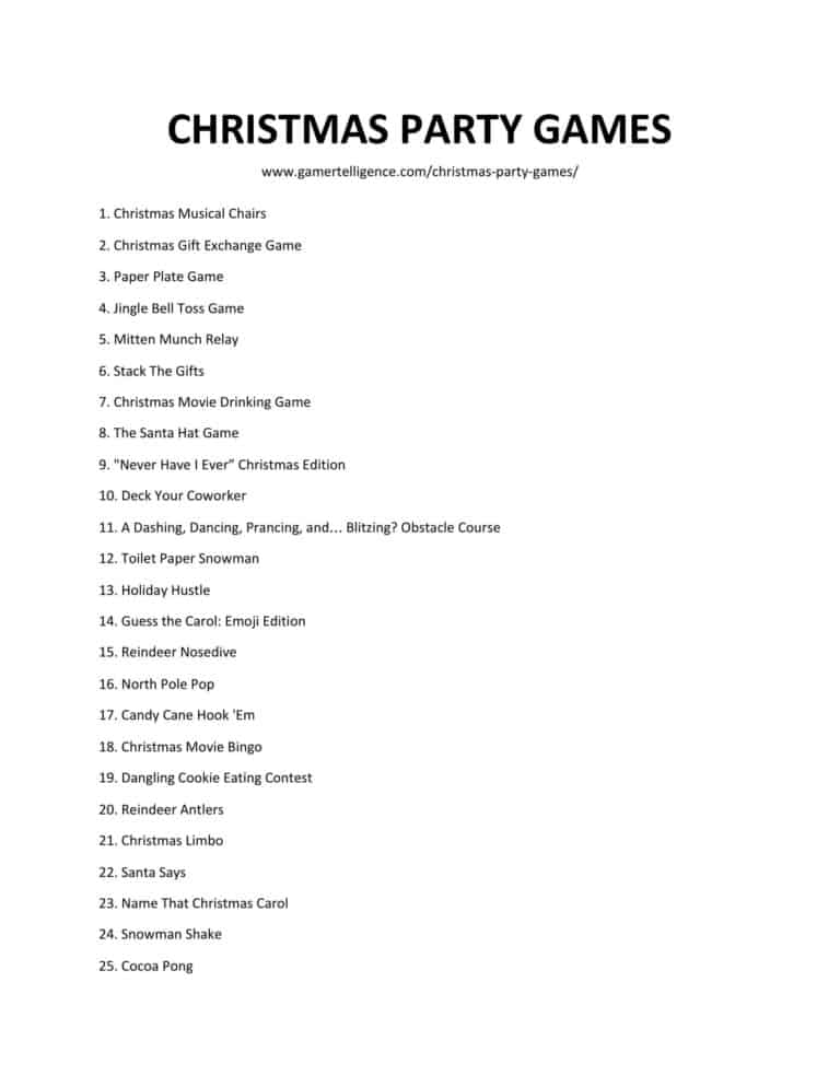 17 Best Christmas Party Games - Check This Out For More Holiday Cheer