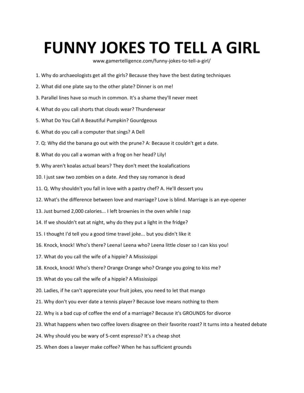 Funny Jokes To Make Her Laugh Out Loud